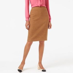 Jcrew Wool-blend pencil skirt